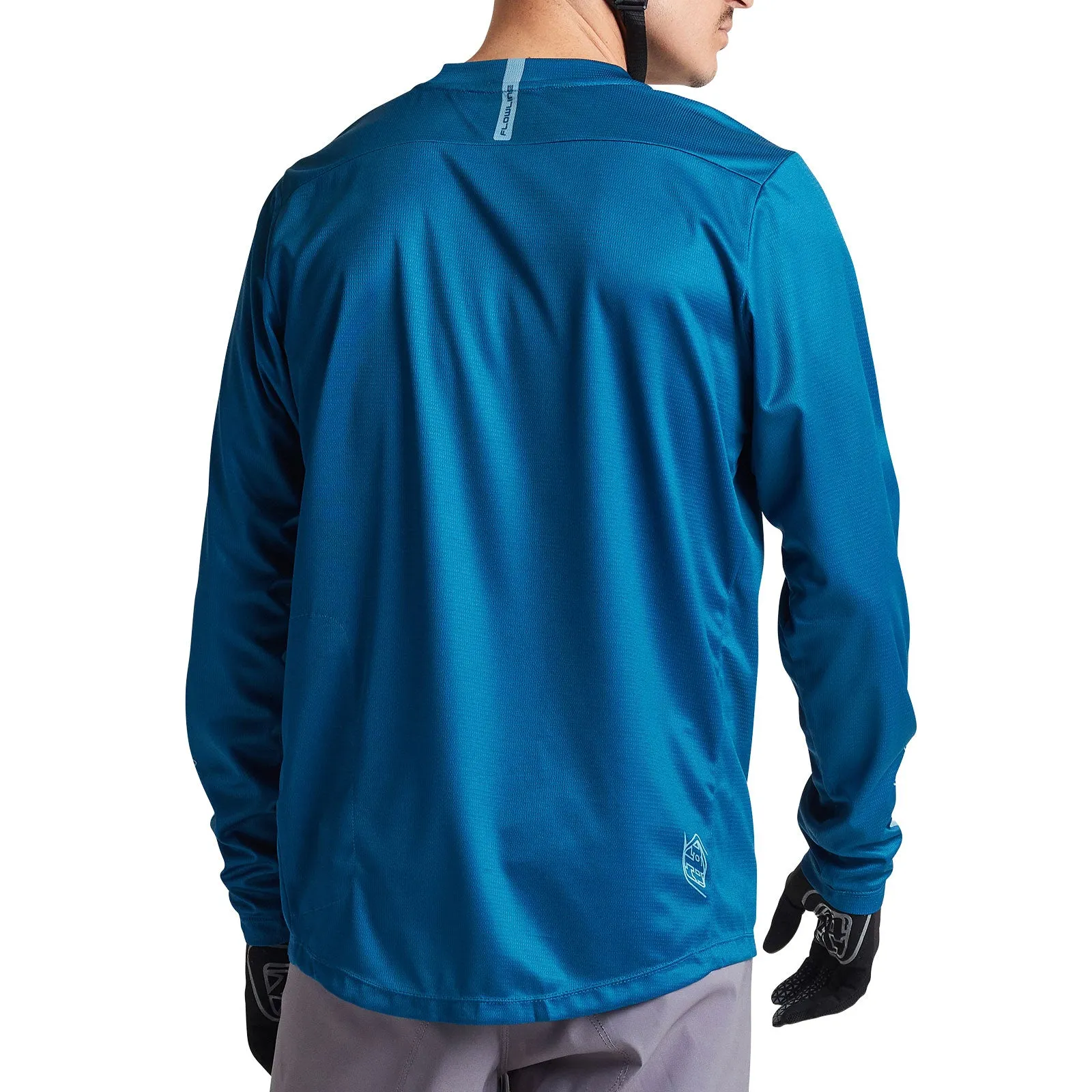 Flowline LS Jersey Solid Slate Blue