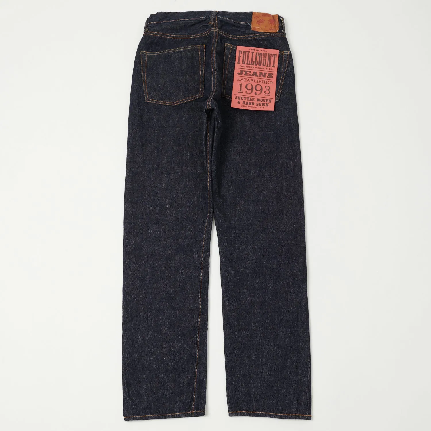 Full Count 1103W 13.7oz 'Clean Straight' Jean - One Wash