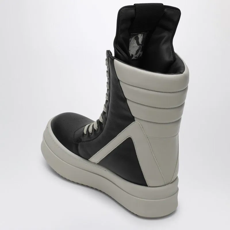 GEOBASKET BLACK/PEARL GREY HIGH SNEAKER