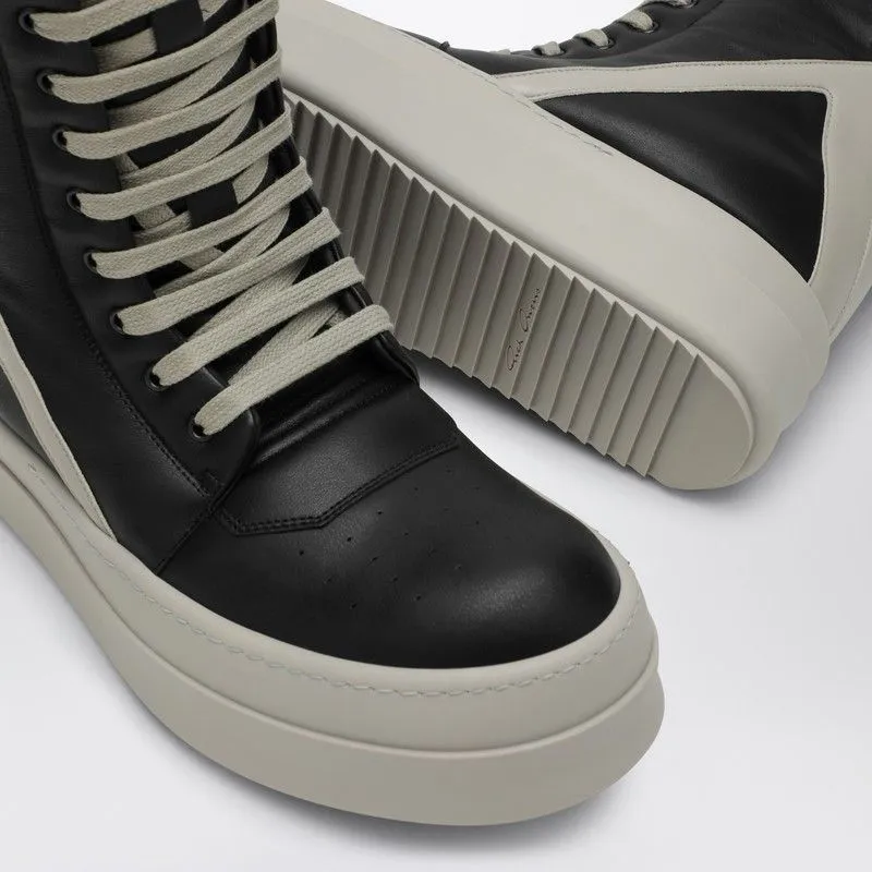 GEOBASKET BLACK/PEARL GREY HIGH SNEAKER