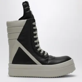 GEOBASKET BLACK/PEARL GREY HIGH SNEAKER