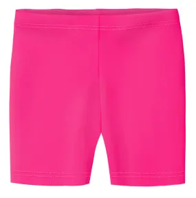 Girls Soft 100% Cotton Bike Shorts | Hot Pink