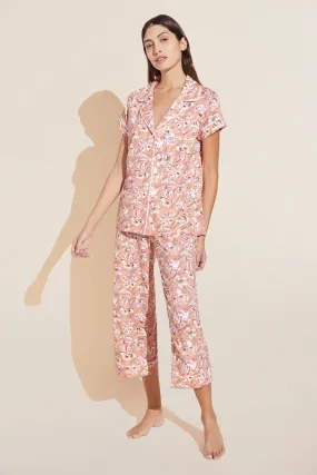 Gisele Printed TENCEL™ Modal Short Sleeve Cropped PJ Set