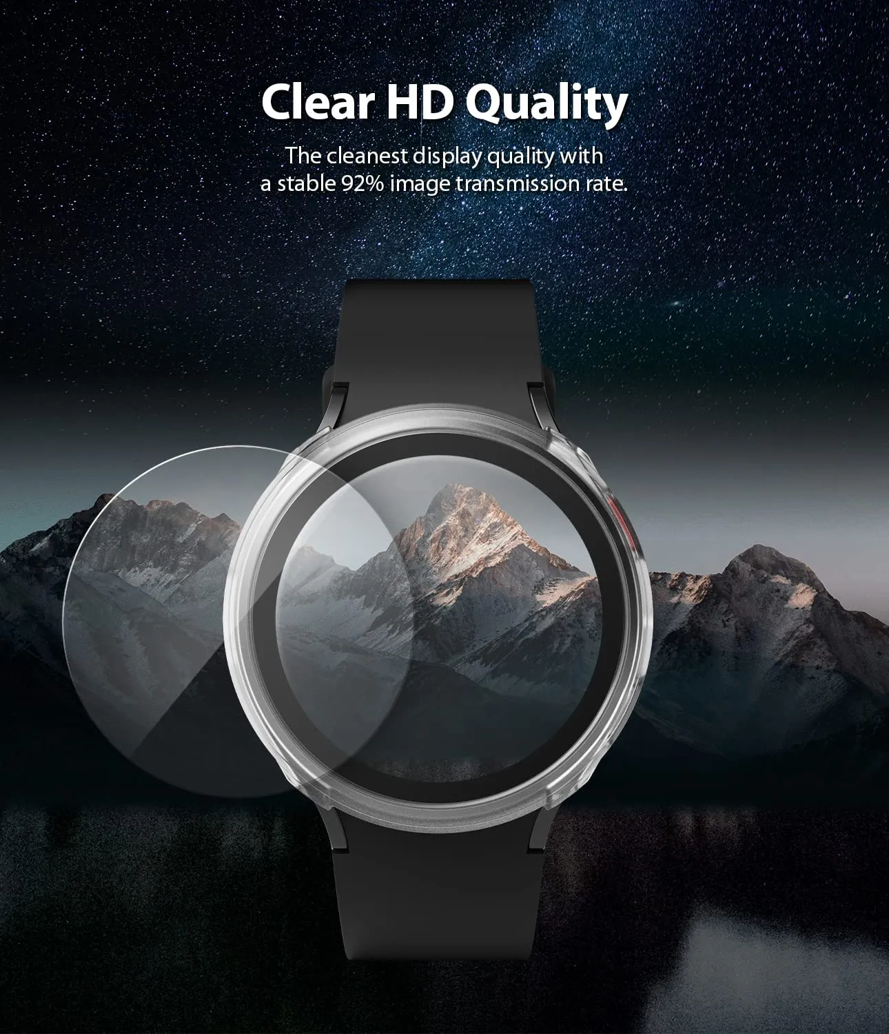 Glass for Air Sports Only [4 Pack] Compatible with Samsung Galaxy Watch 4 40mm