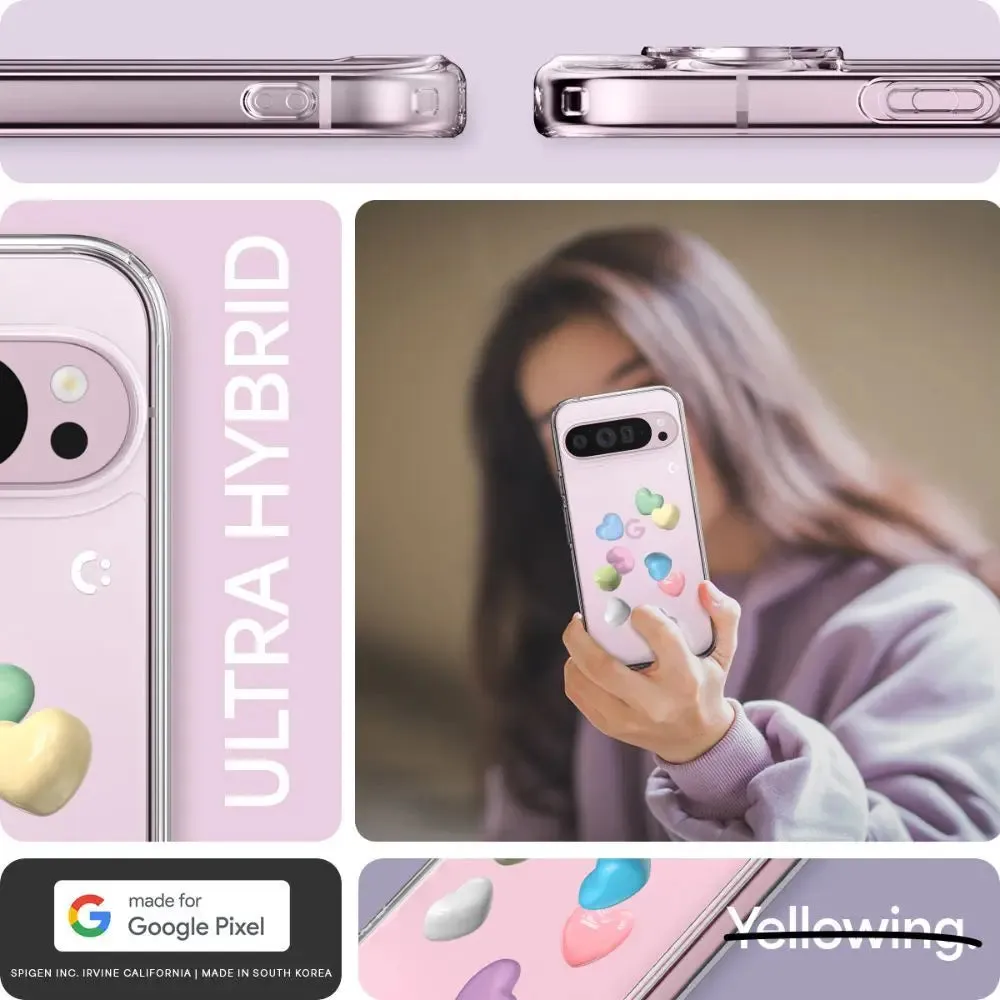 Google Pixel 9 Pro XL Case Ultra Hybrid Candy Hearts