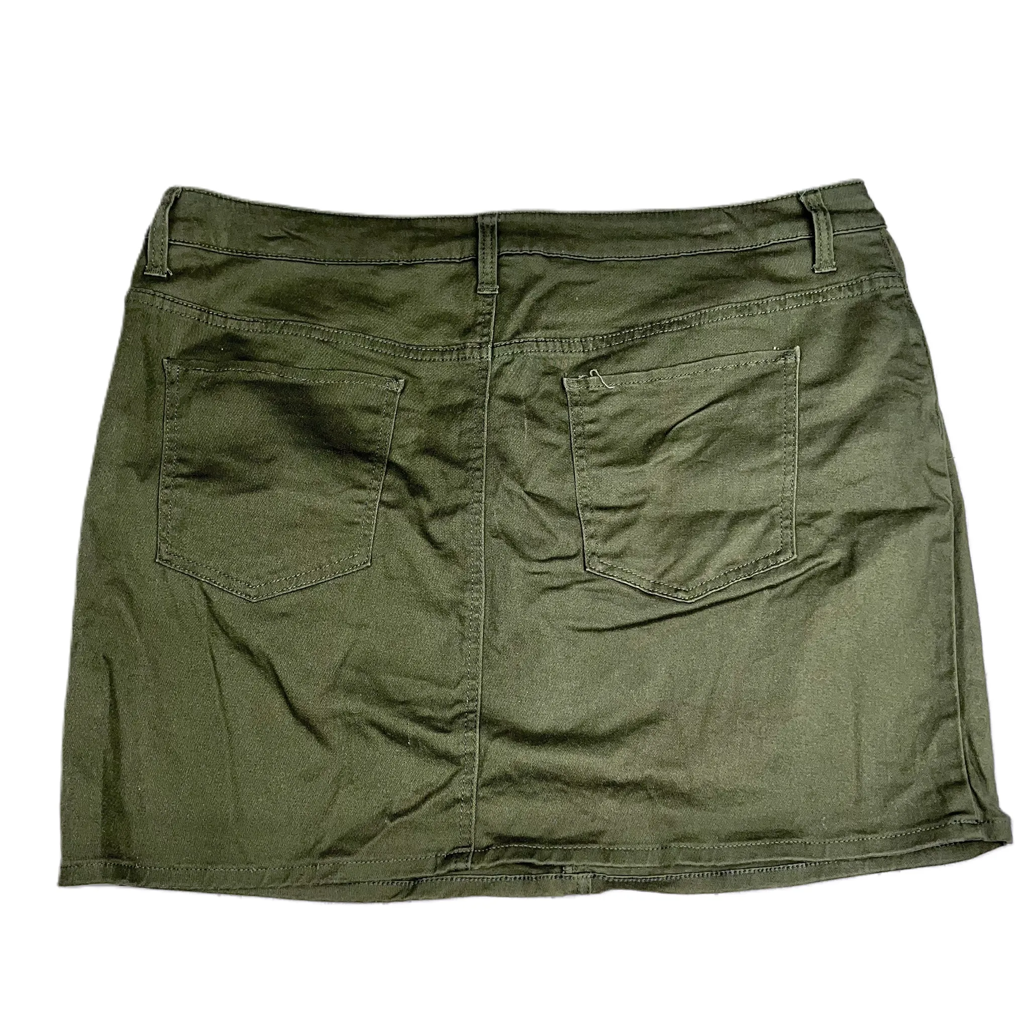 Green Skirt Mini & Short By New York And Co, Size: 16