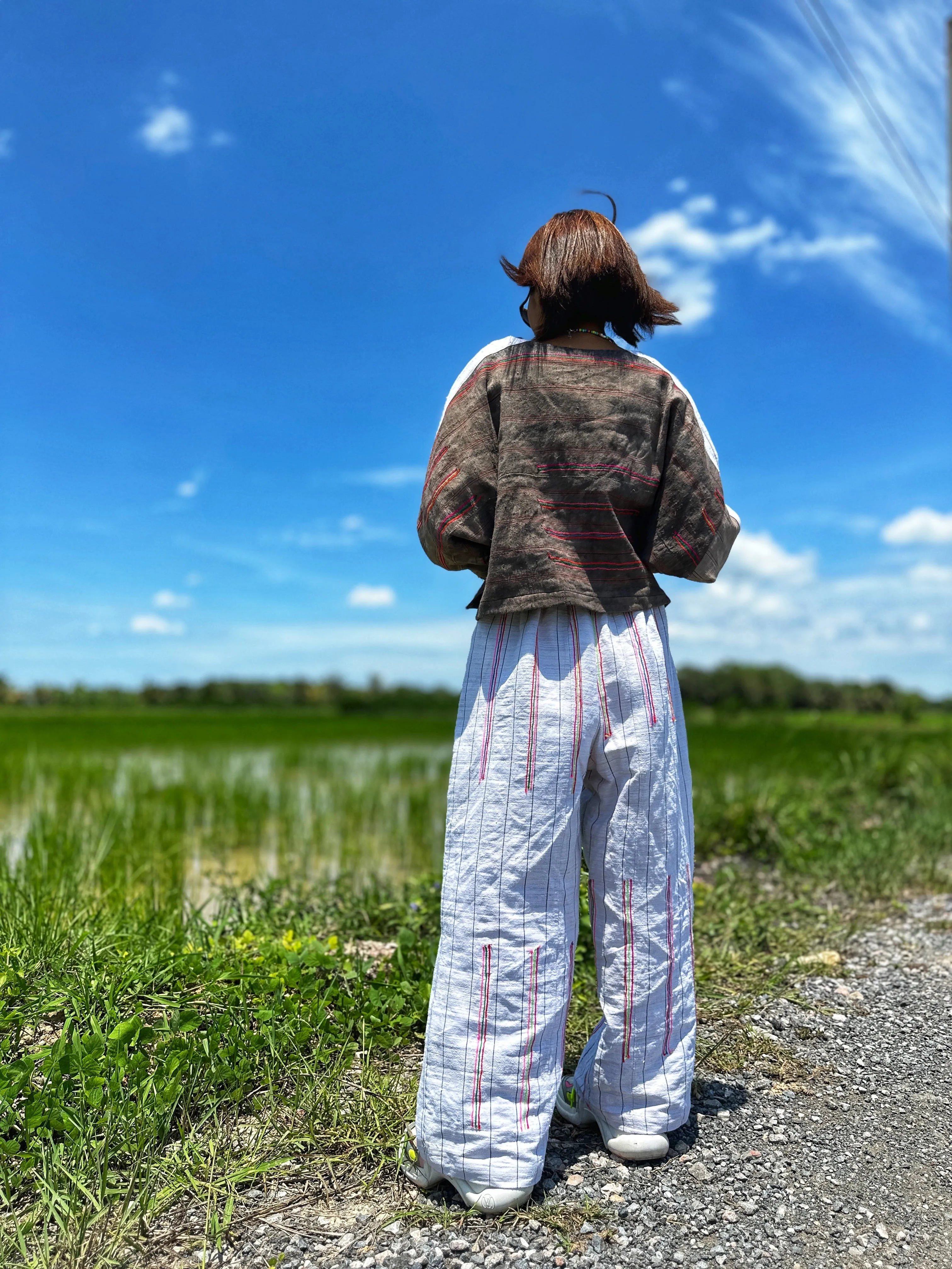 Handwoven hemp pants