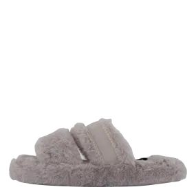 Hilfiger Fur Basics Slipper Grey Whisper