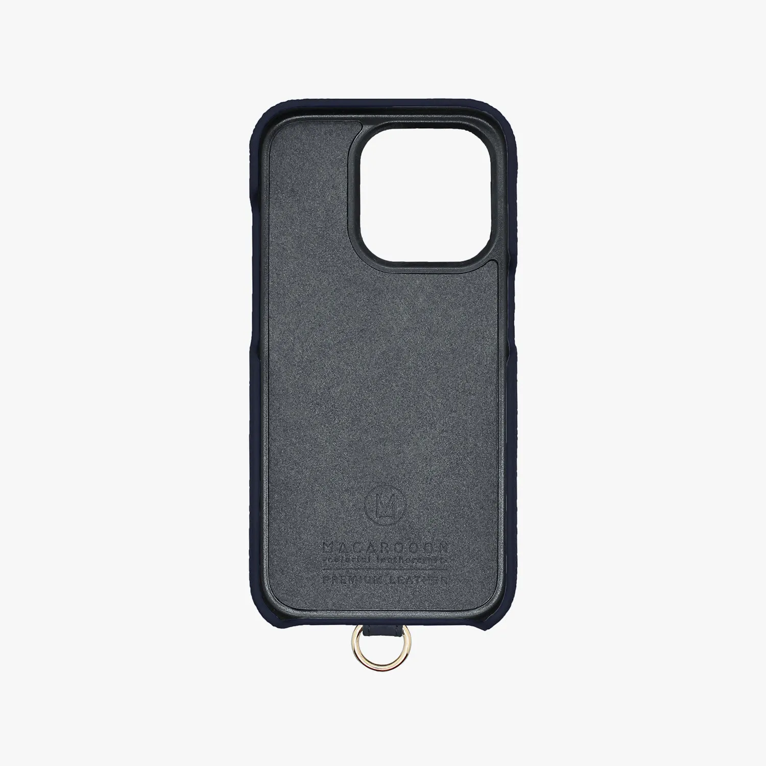 iPhone 14 Pro Max Leather Sling Card Case