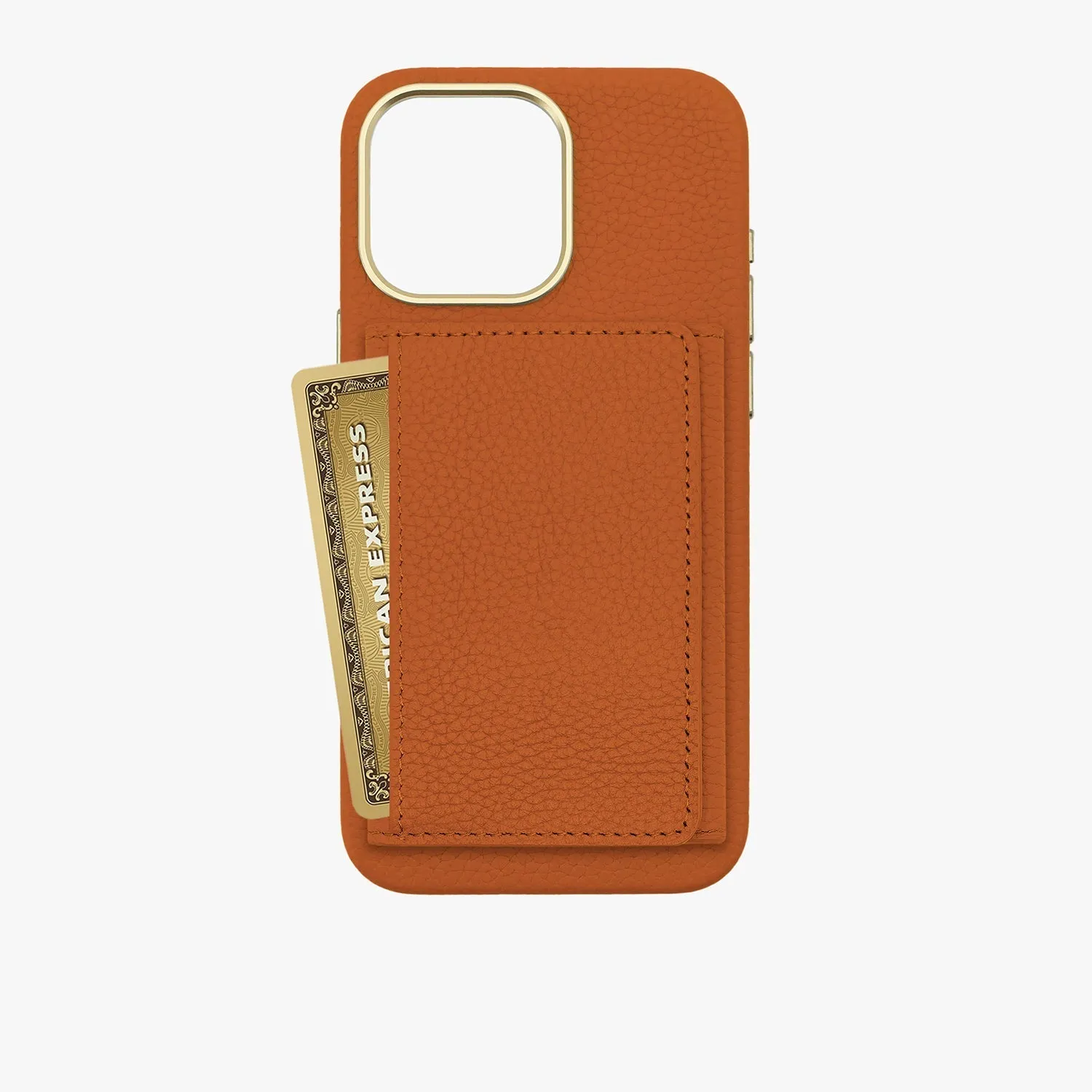 iPhone 15 Plus Leather Case with MagSafe Trifold Wallet Set