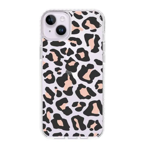 iPhone Case - Blush Rose Black Leopard