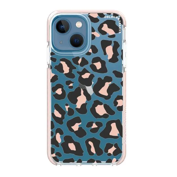 iPhone Case - Blush Rose Black Leopard