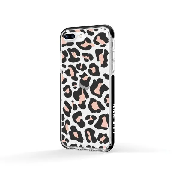 iPhone Case - Blush Rose Black Leopard