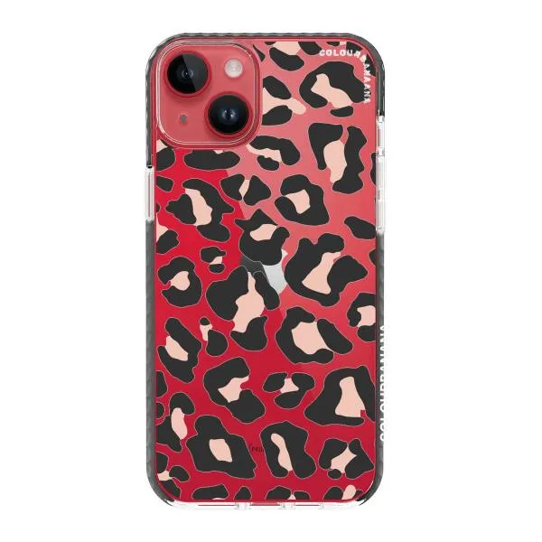 iPhone Case - Blush Rose Black Leopard