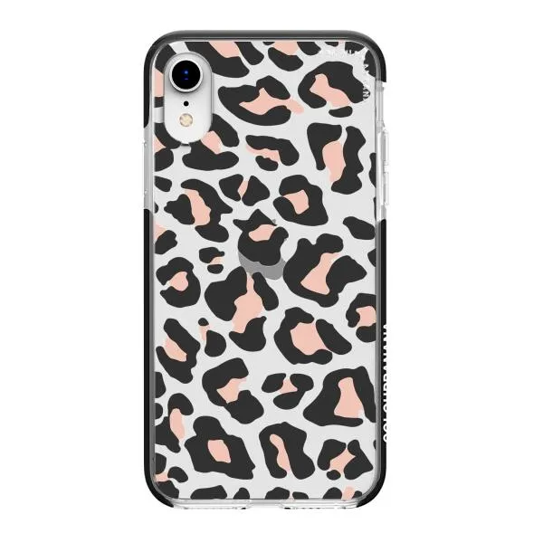 iPhone Case - Blush Rose Black Leopard