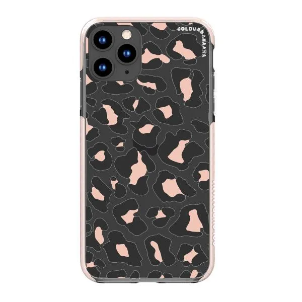 iPhone Case - Blush Rose Black Leopard