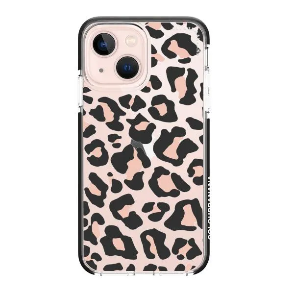 iPhone Case - Blush Rose Black Leopard