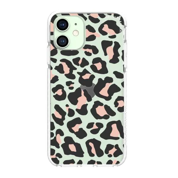 iPhone Case - Blush Rose Black Leopard