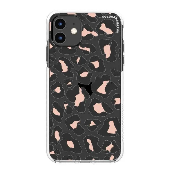 iPhone Case - Blush Rose Black Leopard