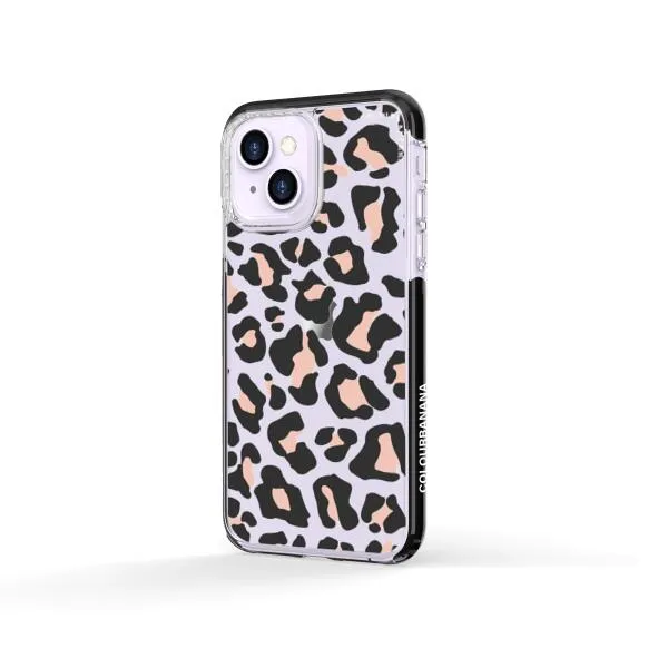 iPhone Case - Blush Rose Black Leopard