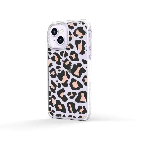 iPhone Case - Blush Rose Black Leopard