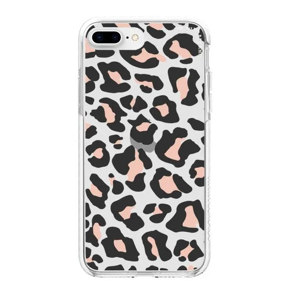 iPhone Case - Blush Rose Black Leopard