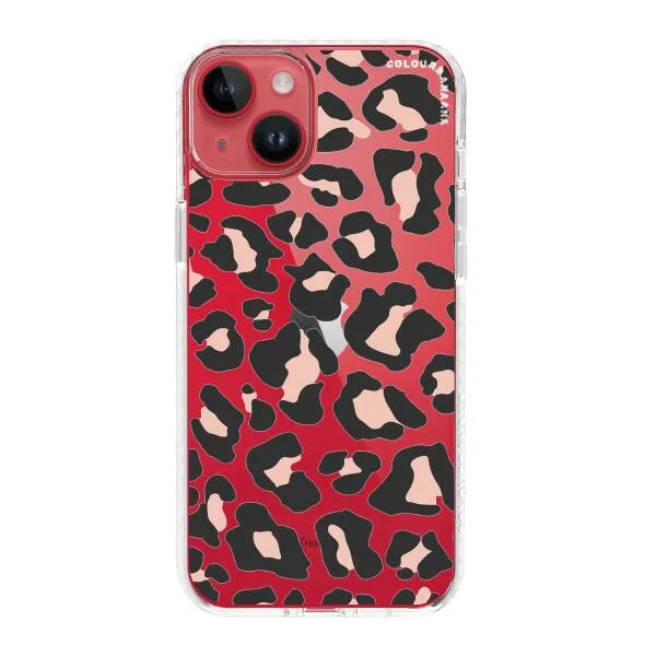 iPhone Case - Blush Rose Black Leopard