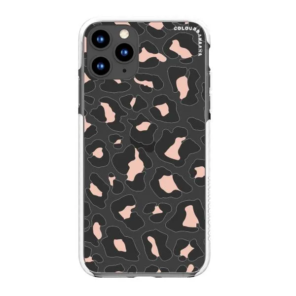 iPhone Case - Blush Rose Black Leopard