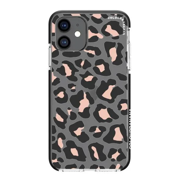 iPhone Case - Blush Rose Black Leopard