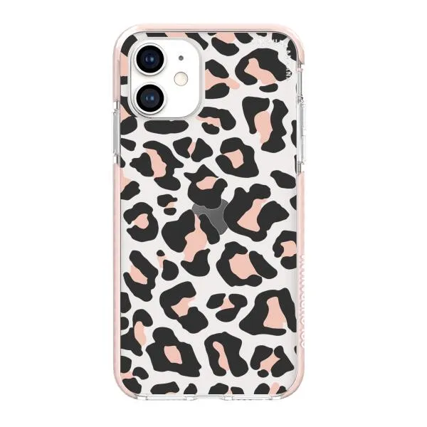 iPhone Case - Blush Rose Black Leopard