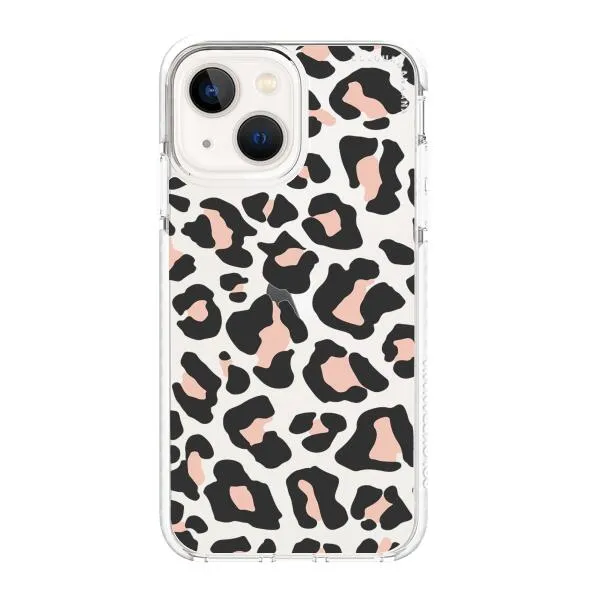 iPhone Case - Blush Rose Black Leopard