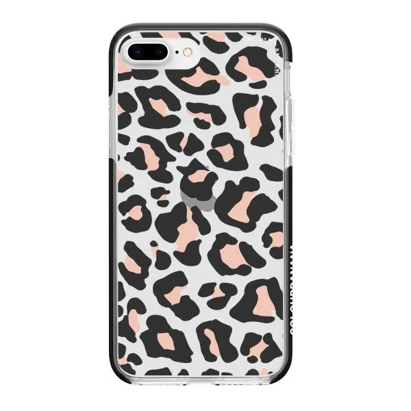 iPhone Case - Blush Rose Black Leopard