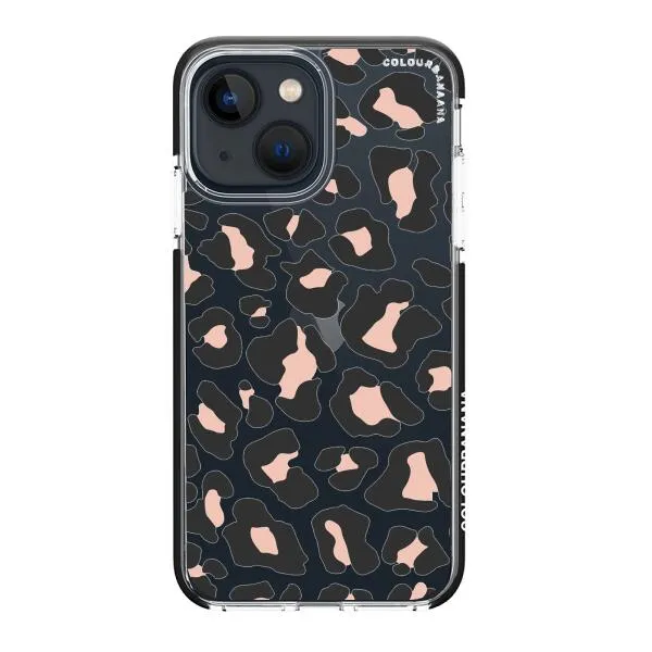 iPhone Case - Blush Rose Black Leopard