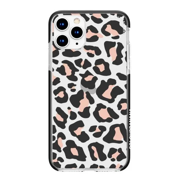 iPhone Case - Blush Rose Black Leopard