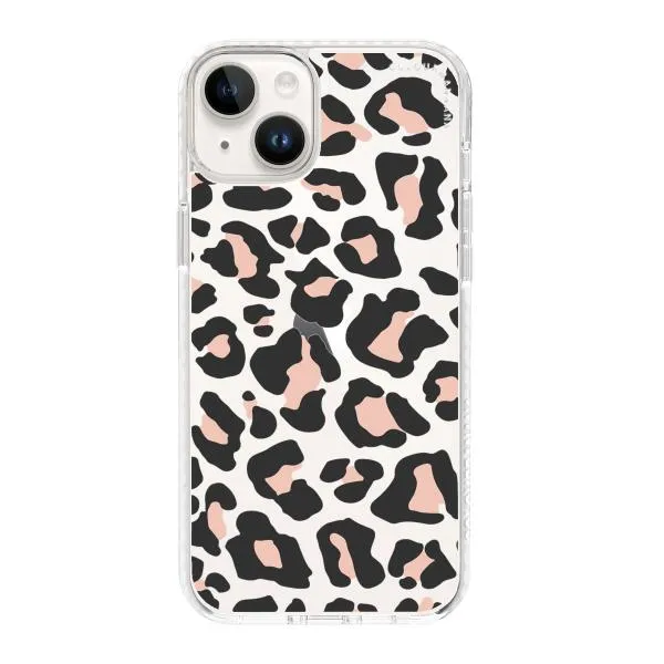 iPhone Case - Blush Rose Black Leopard