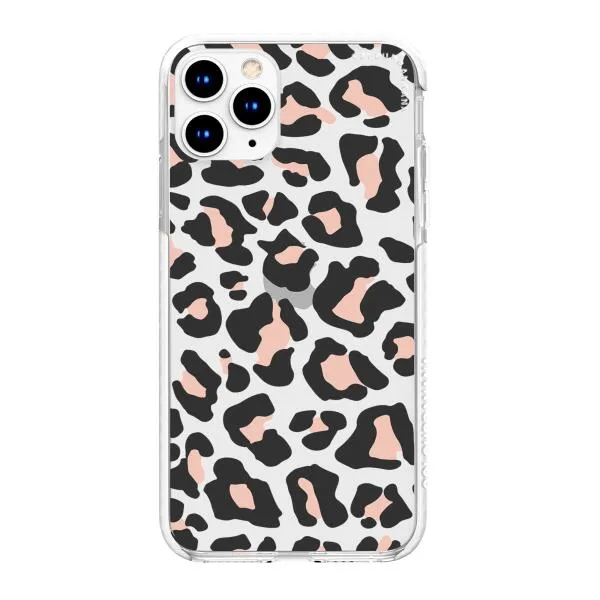 iPhone Case - Blush Rose Black Leopard