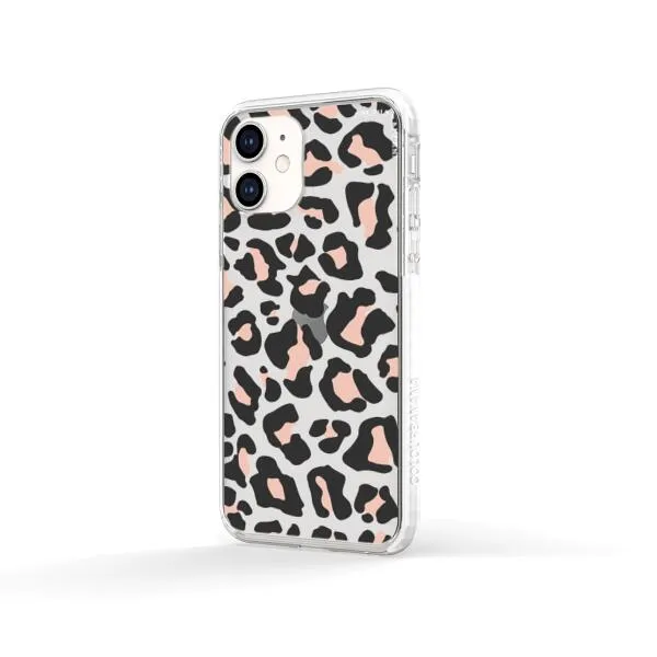 iPhone Case - Blush Rose Black Leopard