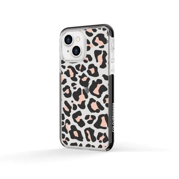 iPhone Case - Blush Rose Black Leopard