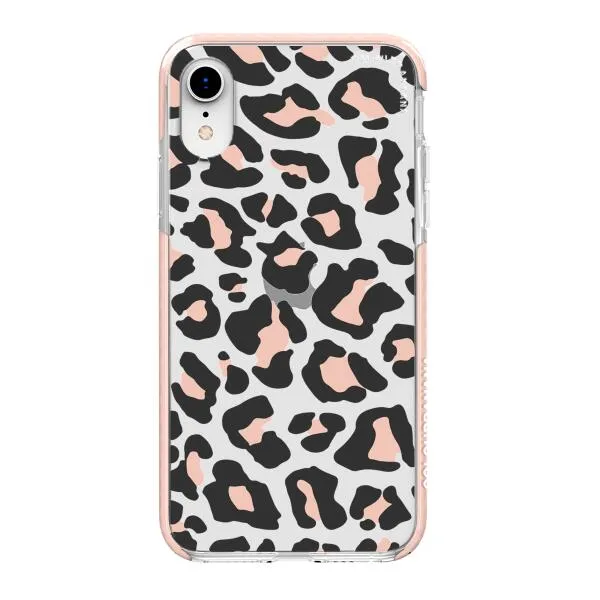 iPhone Case - Blush Rose Black Leopard