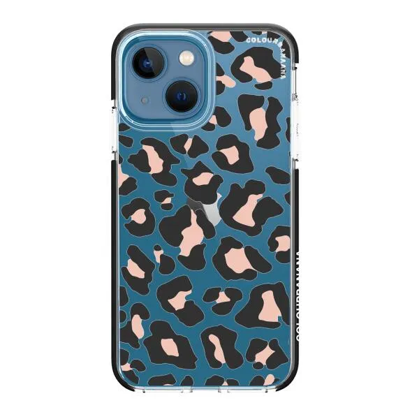 iPhone Case - Blush Rose Black Leopard