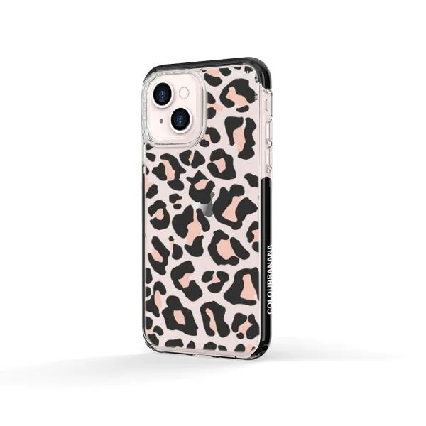 iPhone Case - Blush Rose Black Leopard