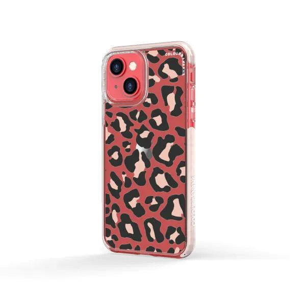 iPhone Case - Blush Rose Black Leopard