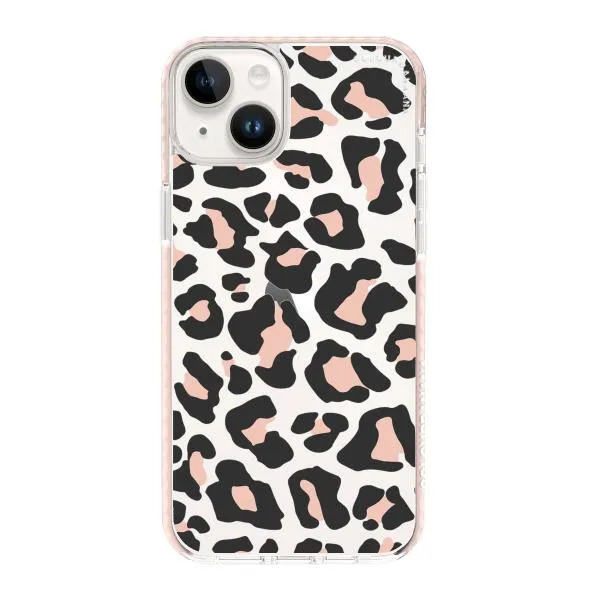 iPhone Case - Blush Rose Black Leopard