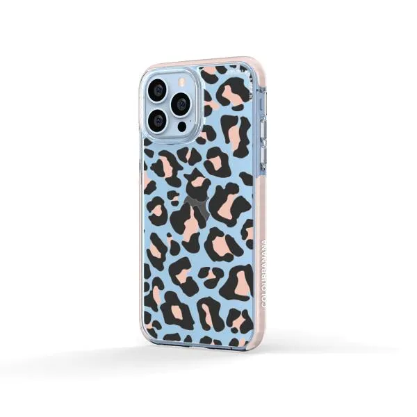 iPhone Case - Blush Rose Black Leopard