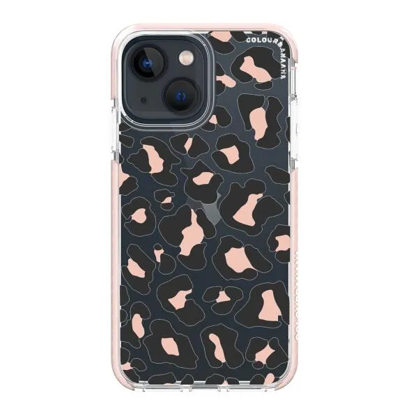 iPhone Case - Blush Rose Black Leopard