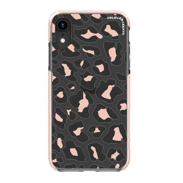 iPhone Case - Blush Rose Black Leopard