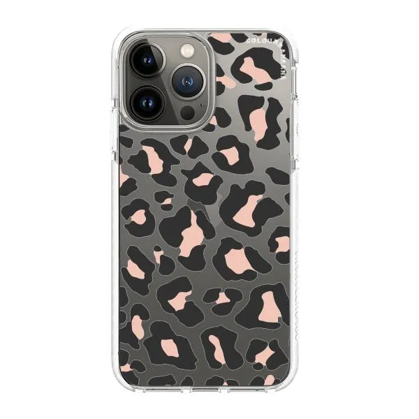 iPhone Case - Blush Rose Black Leopard