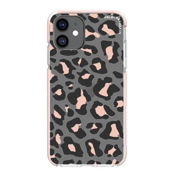 iPhone Case - Blush Rose Black Leopard