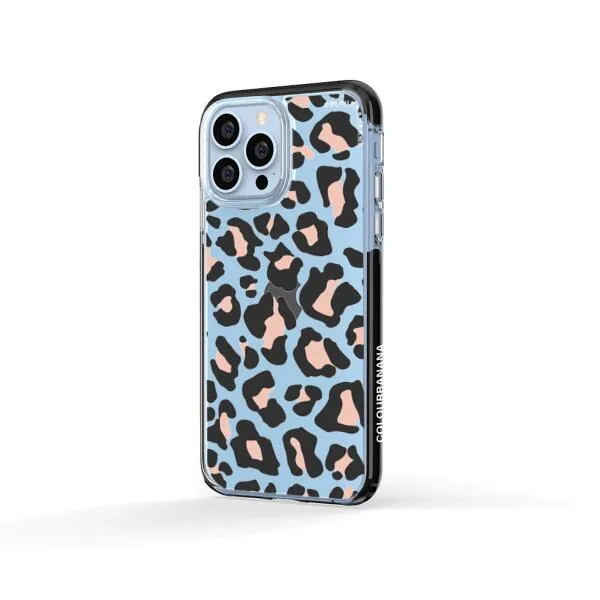 iPhone Case - Blush Rose Black Leopard