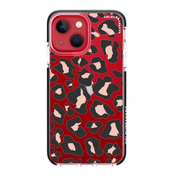 iPhone Case - Blush Rose Black Leopard